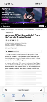 أداة Claude CoWork أطاحت بأسهم شركات التكنولوجيا